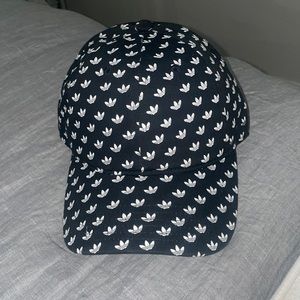 Adidas Logo Black and White Cap